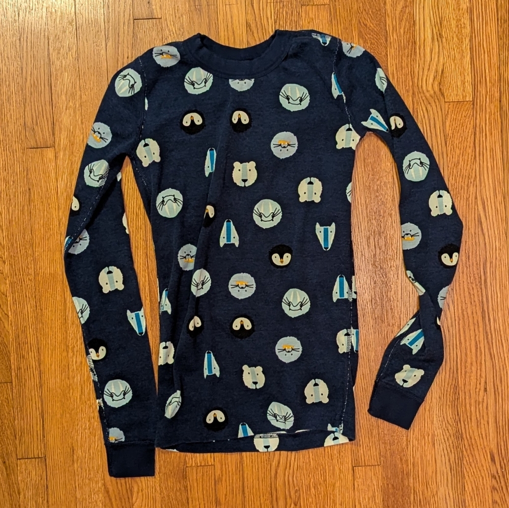 Hanna Andersson Navy Blue Pajama Set